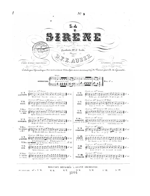 No.9, Cavatine: "En entendant ma voix"
