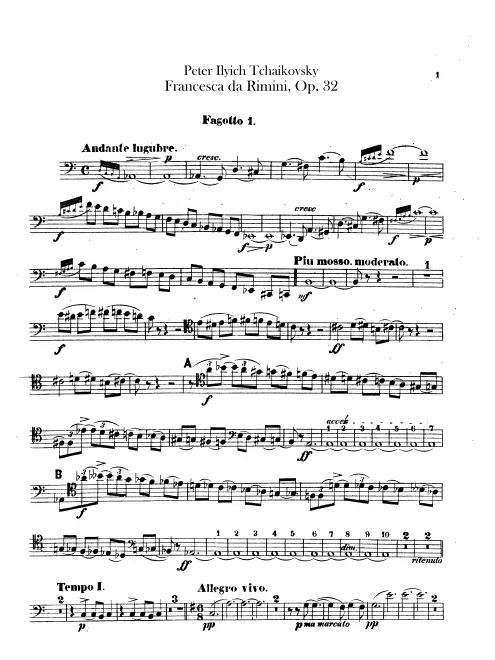 Bassoon 1, 2