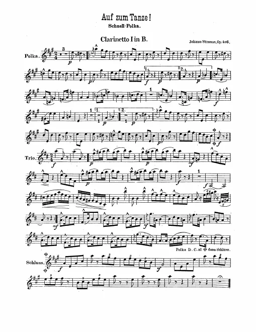 Clarinet 1, 2 (B)