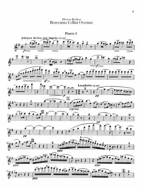 Flute 1, 2/Piccolo