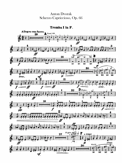 Trumpet 1, 2 (F)