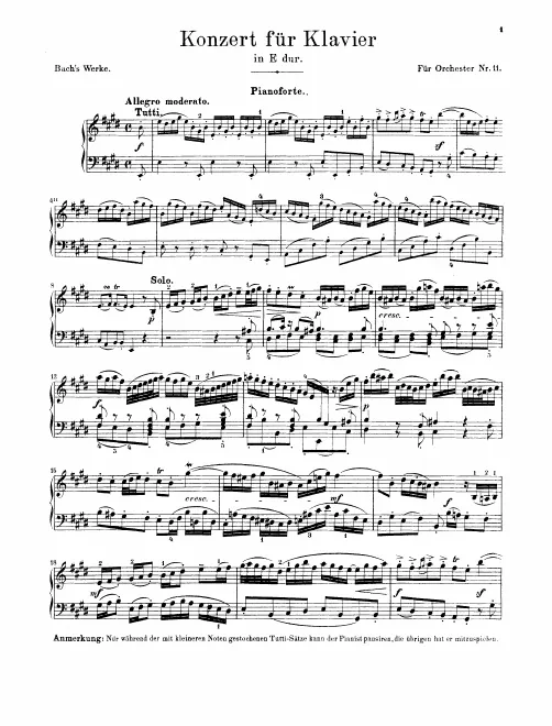 Piano (Harpsichord) Solo