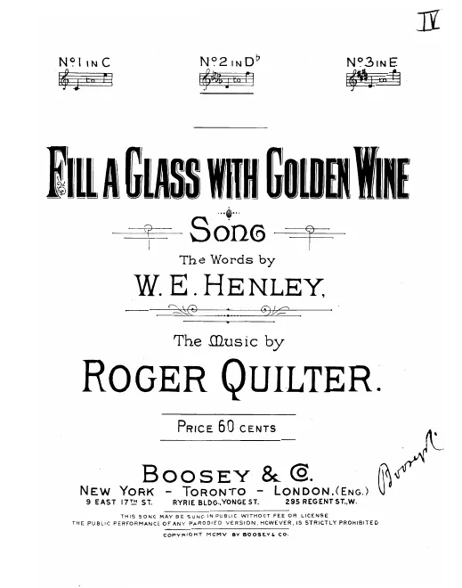 3. Fill a Glass with Golden Wine