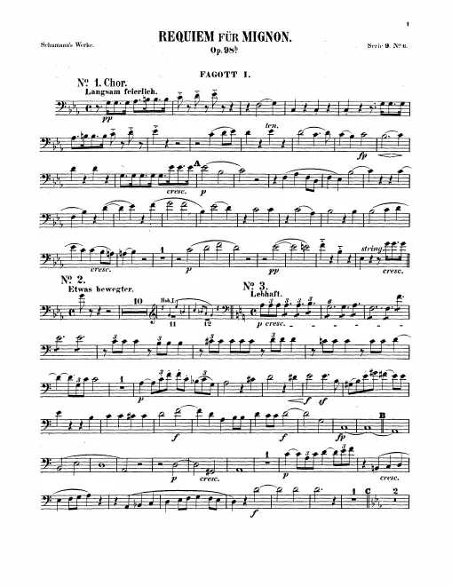 Bassoon 1, 2