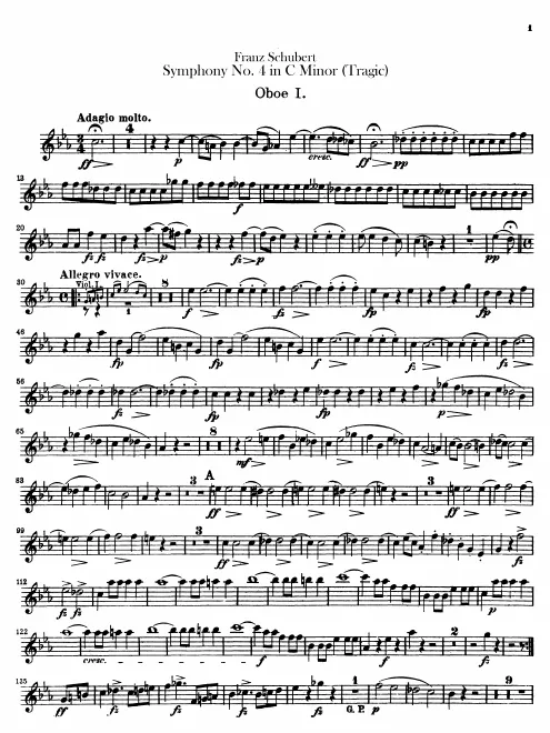 Oboe 1, 2