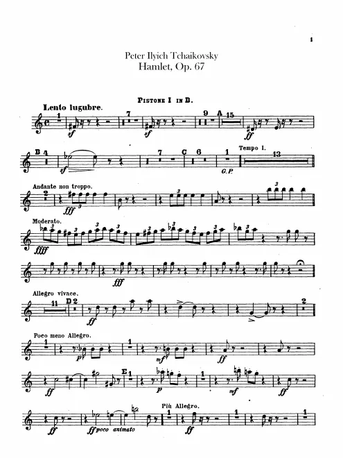 Cornet 1, 2 (B)