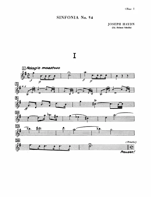 Oboe 1, 2