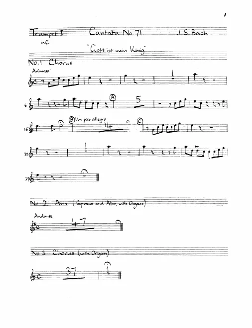 Trumpet 1, 2, 3 (C)