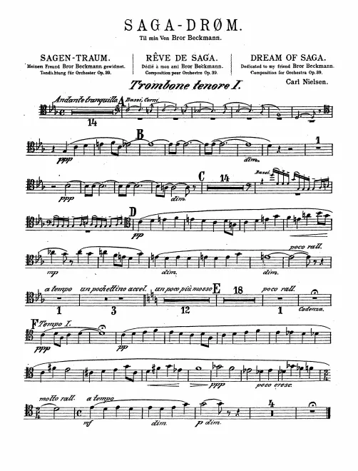 Trombone 1, 2, 3, Tuba