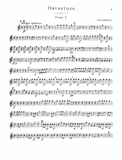 Horn 1, 2 (D)