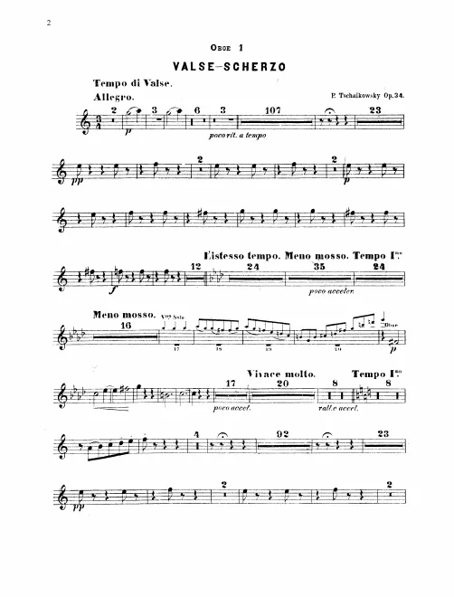Oboe 1, 2