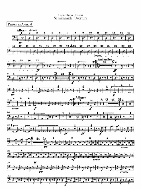 Timpani, Bass Drum