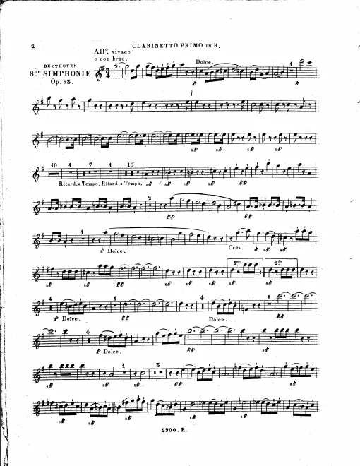 Clarinet 1, 2 (B)