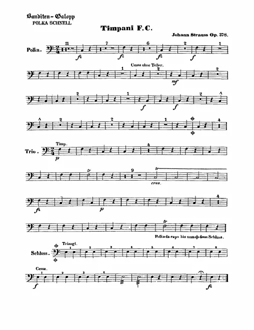 Timpani/Triangle/Bass Drum, Snare Drum