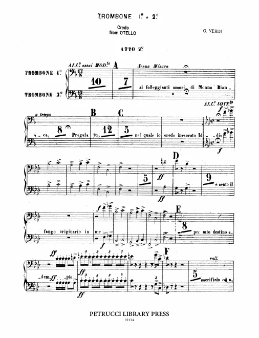 Trombone 1, 2