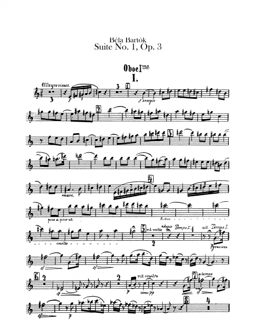 Oboe 1, 2, English Horn