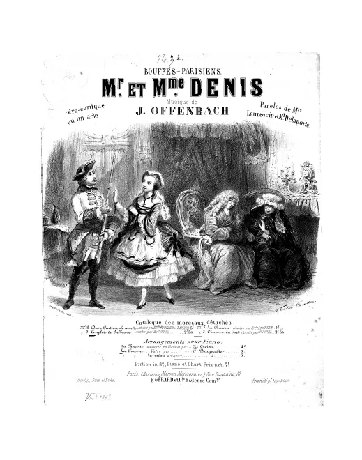 Couplets de Bellerose: "Vous voyez en moi Bellerose" (No.3)