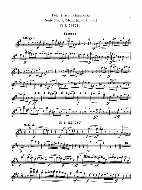 Flute 1, 2
