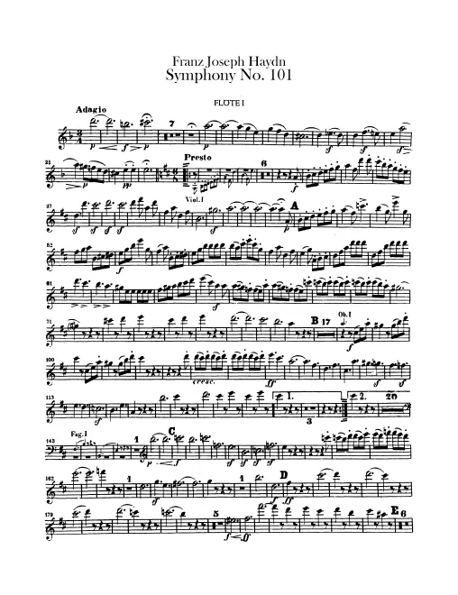 Flute 1, 2