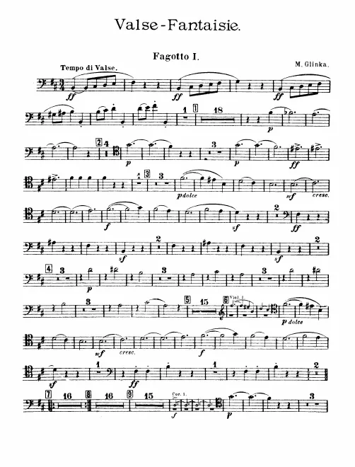 Bassoon 1, 2