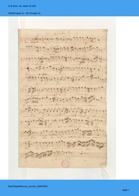 Alto and Oboe Parts (BC A 99b?)