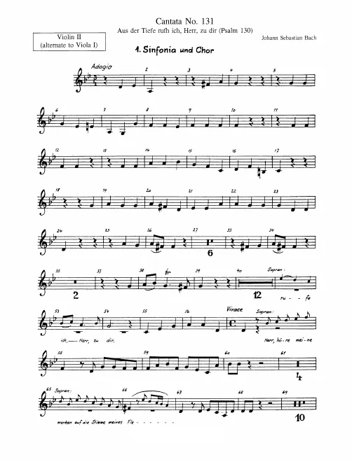 Violins II (alternate to Violas I)