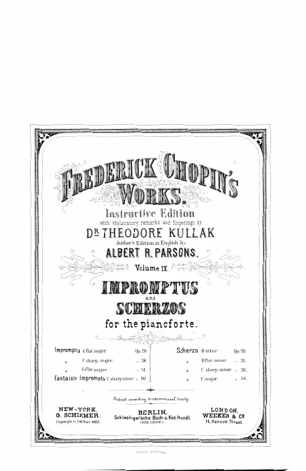 9. Impromptus and Scherzos