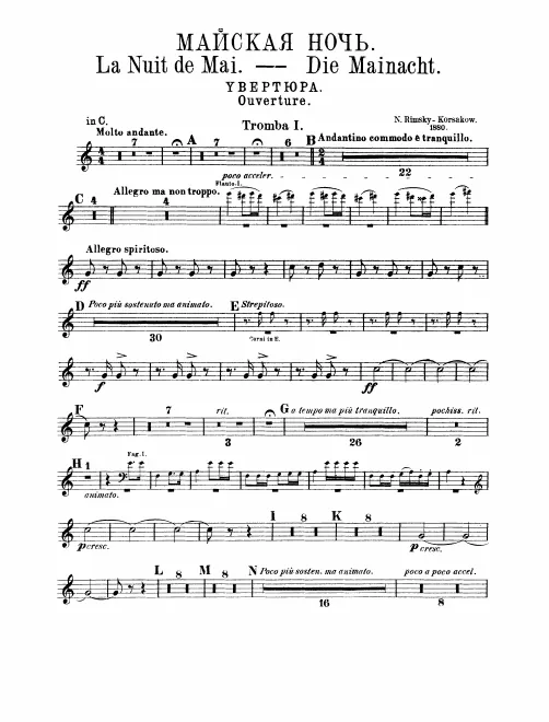 Trumpet 1, 2 (C/E)
