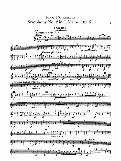 Trumpet 1, 2 (C) Trumpet 1, 2 (B, Alternate)