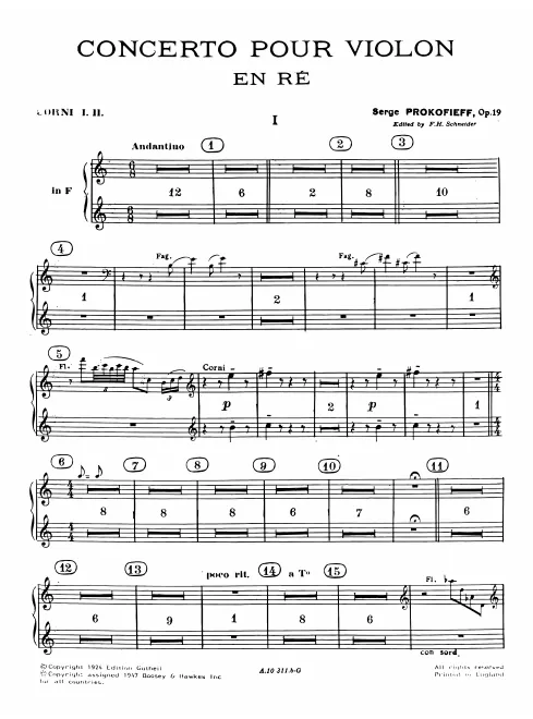 Horn 1/2 (F)