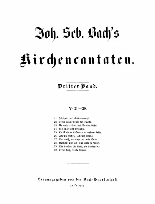 5/1. Kirchencantaten (Band 3)