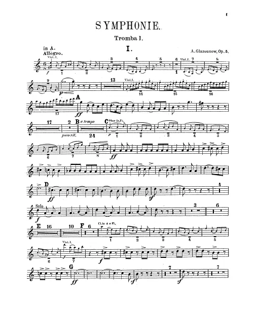 Trumpet 1, 2 (A/B♭)