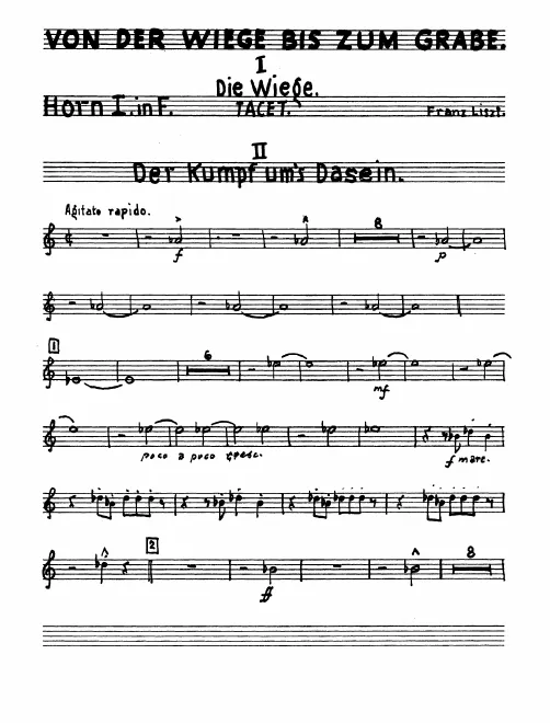 Horn 1, 2, 3, 4 (F)