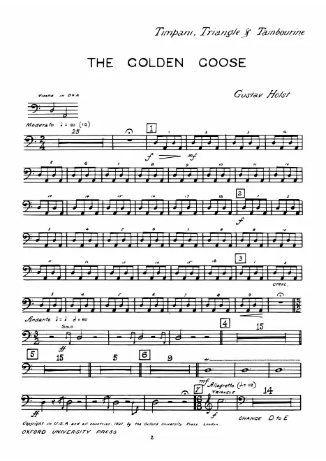 Timpani/Triangle/Tambourine