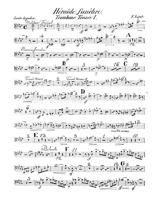 Trombone 1, 2, 3, Tuba