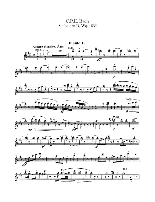 Flute 1, 2