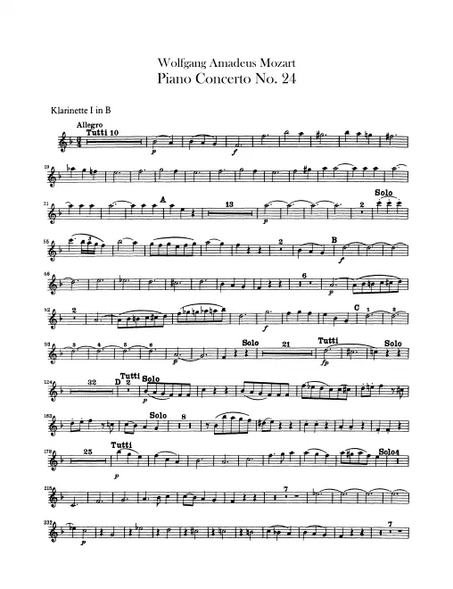 Clarinet 1, 2 (B)