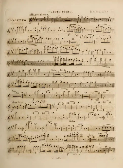 Flute 1, 2