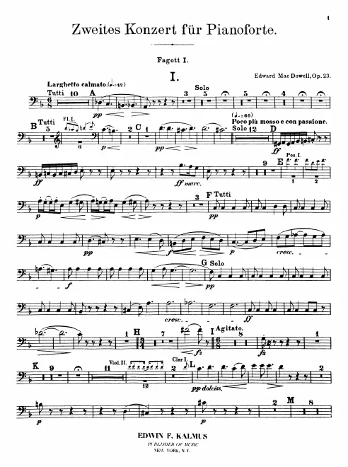 Bassoon 1, 2