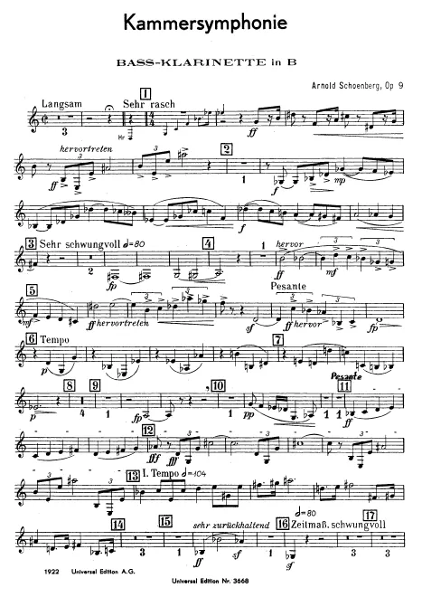 Bass Clarinet (B♭, corrected part)