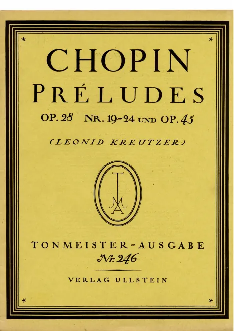 39. Preludes 19-24, 25 (Op.45)