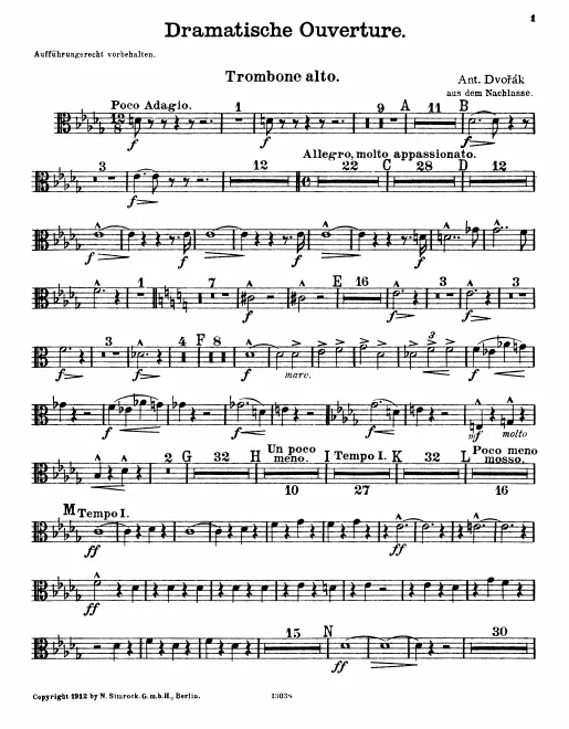 Trombone 1, 2, 3 (Alto, Tenor, Bass), Tuba