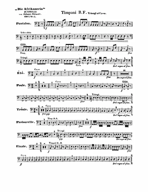 Timpani/Triangle/Bass Drum, Snare Drum