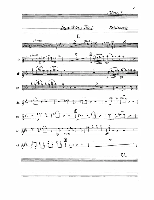 Oboe 1, 2
