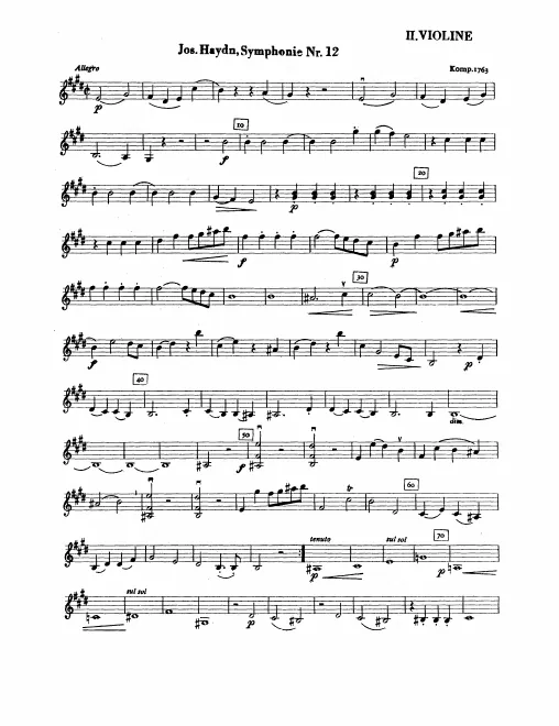 Violins II