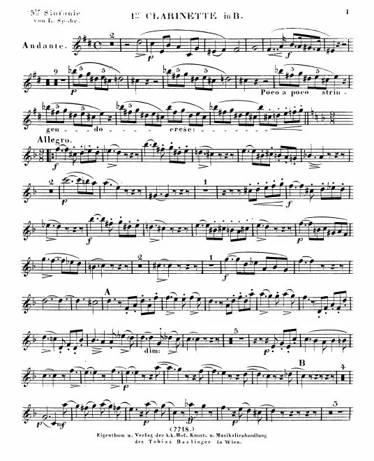 Clarinet 1, 2 (B)