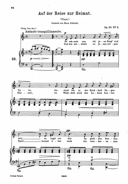Complete Score (low voice, )