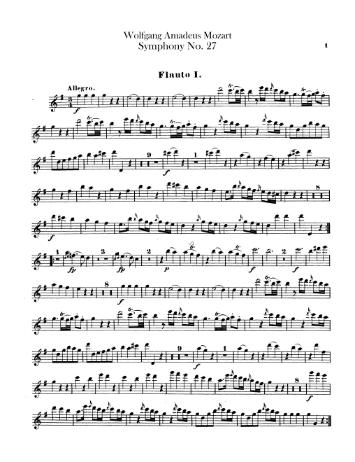 Flute 1, 2