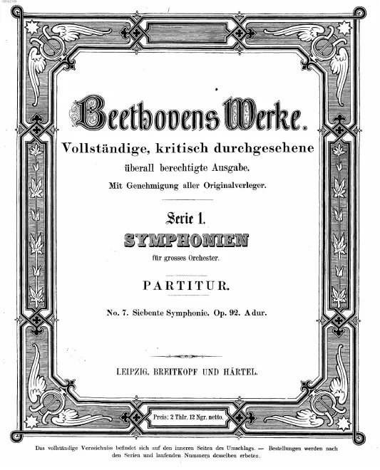 2/7. Siebente Symphonie, Op.92, A dur