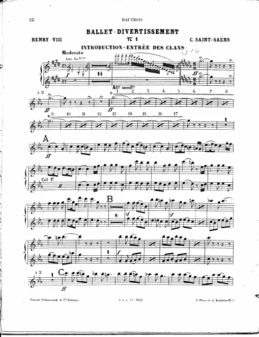 Oboe 1/2, English Horn